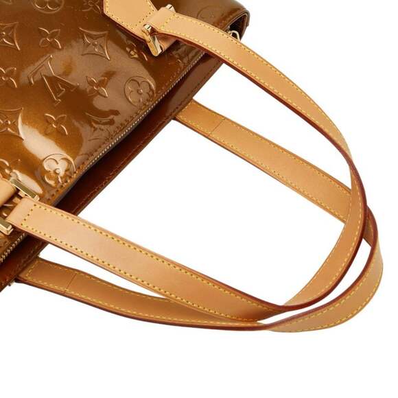LOUIS VUITTON Brown Monogram Leather Tote Bag